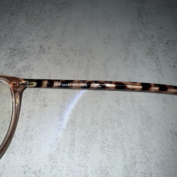 Kate Spade Emilia Cat Eye Reading Glasses Crystal Beige/Demo Lens - Picture 15 of 15